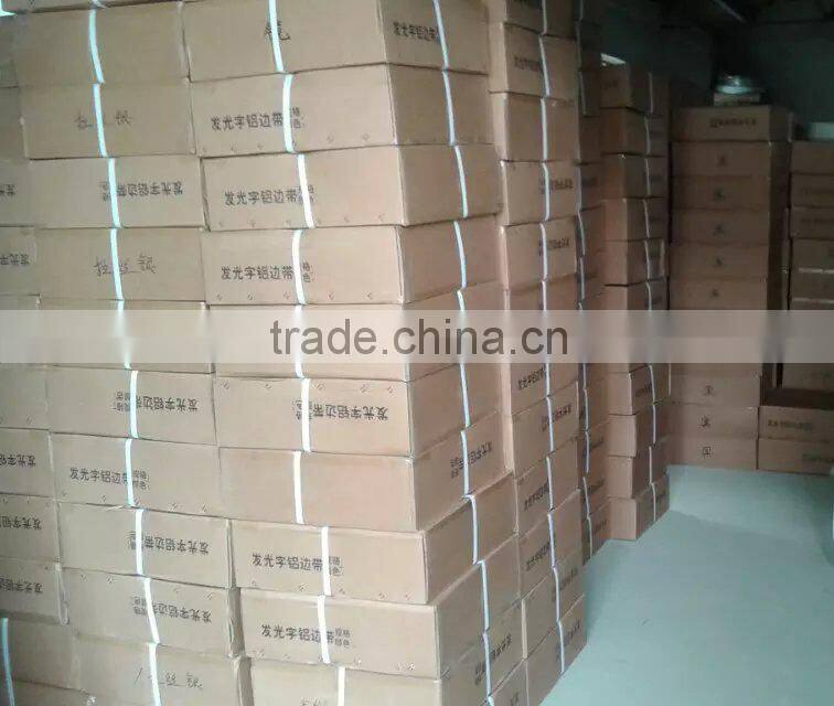 Channel letter frame