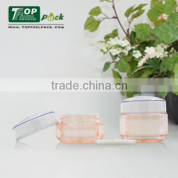 Cheap Plastic Cosmetic Jar with Screw Cap for Facial Cream 50g