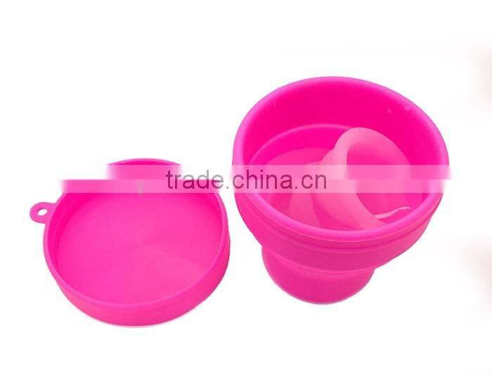Silicon menstrual cup
