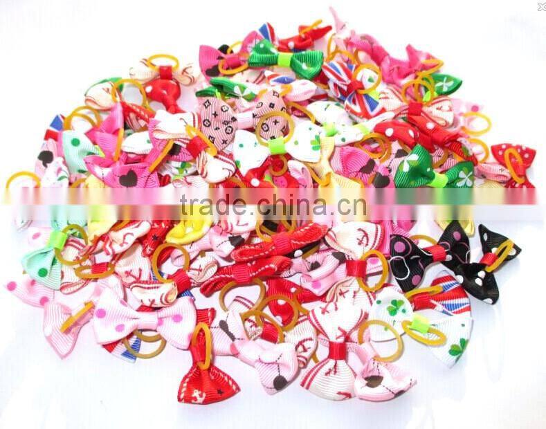 Dog Grooming Accessories Hair Clips For Pet Dog Hair Bow Tie
