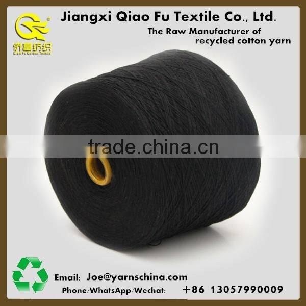 Ne6s/1 recycled cotton yarn for construction site use gloves