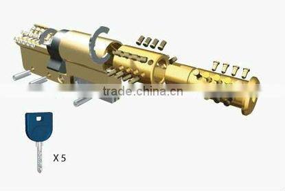 High quality euro cylinder lock popular computer keys lock