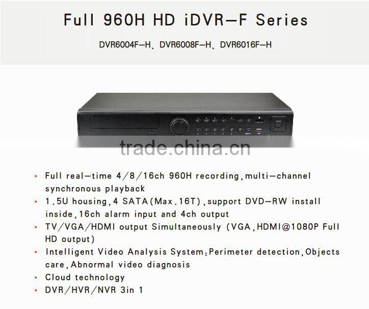 Full 960H HD iDVR-F Series