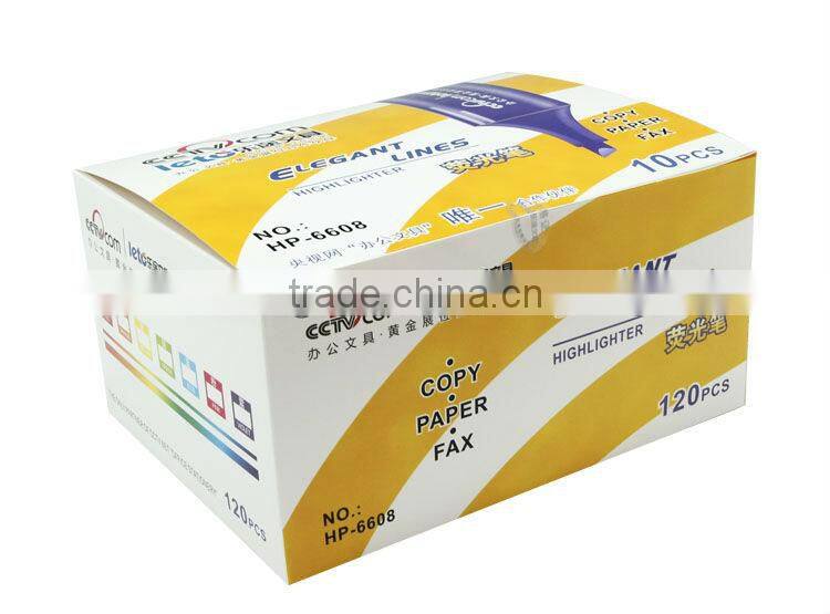 Highlighter Maker Fluorescent Pen with Chisel Nib HP-6608