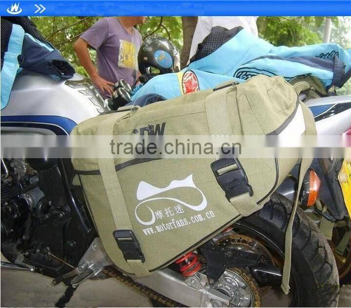 2016 Top Sales Good Quality Canvas Motorcycle Side Box Saddle Bags