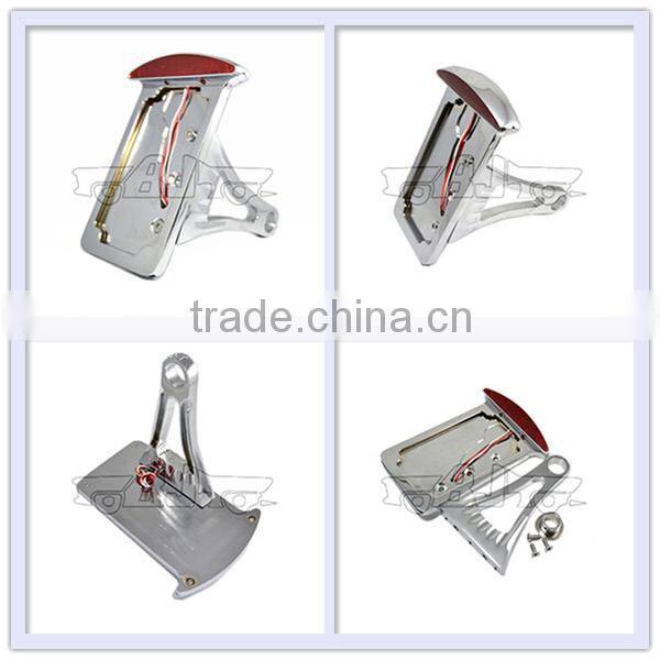 BJ-LPL-004 Custom chrome motorcycle fender eliminators with LED light for bike 1" or 3/4" back axle