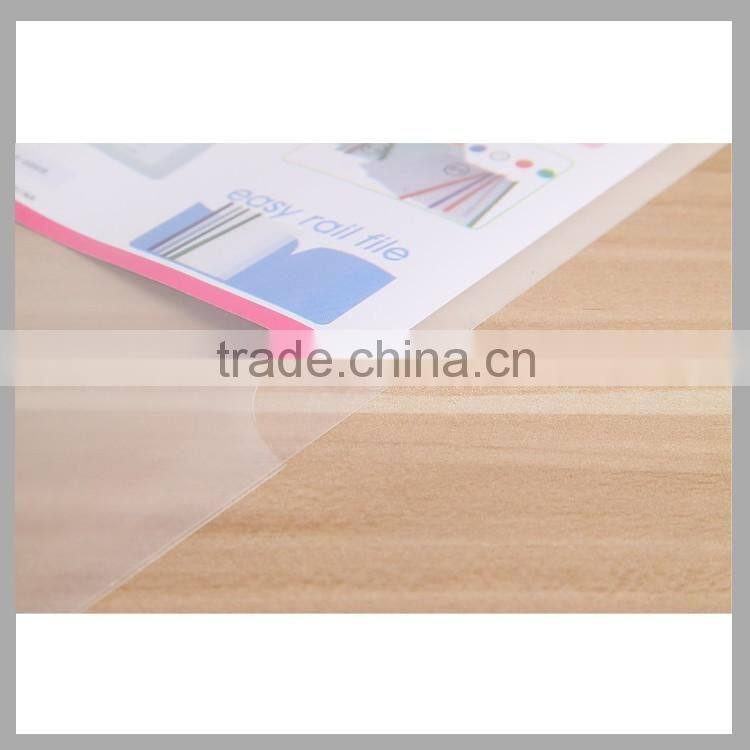 sliding bar file folder report cover with slide bar easy rail file