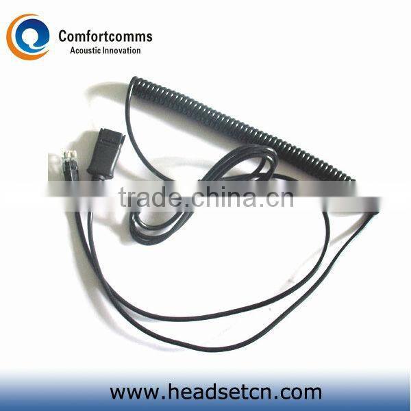 High quality call center telecommunication professional headset with RJ9 plug for telephone system HSM-902FPQDRJ