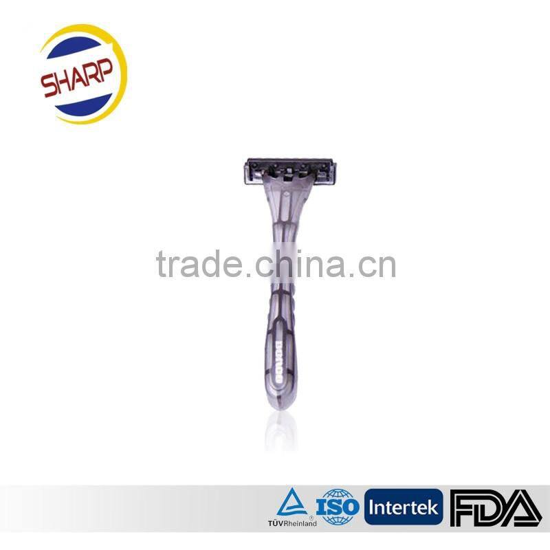 Disposable shaving razor for male and female