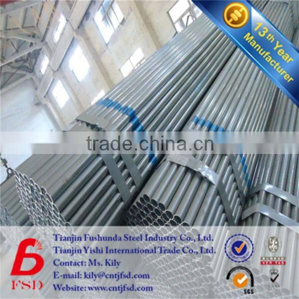 Q235 BS1387 Galvanized Round Section Pipe Manufacturer