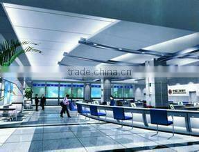 Bank laminated tempered glass window