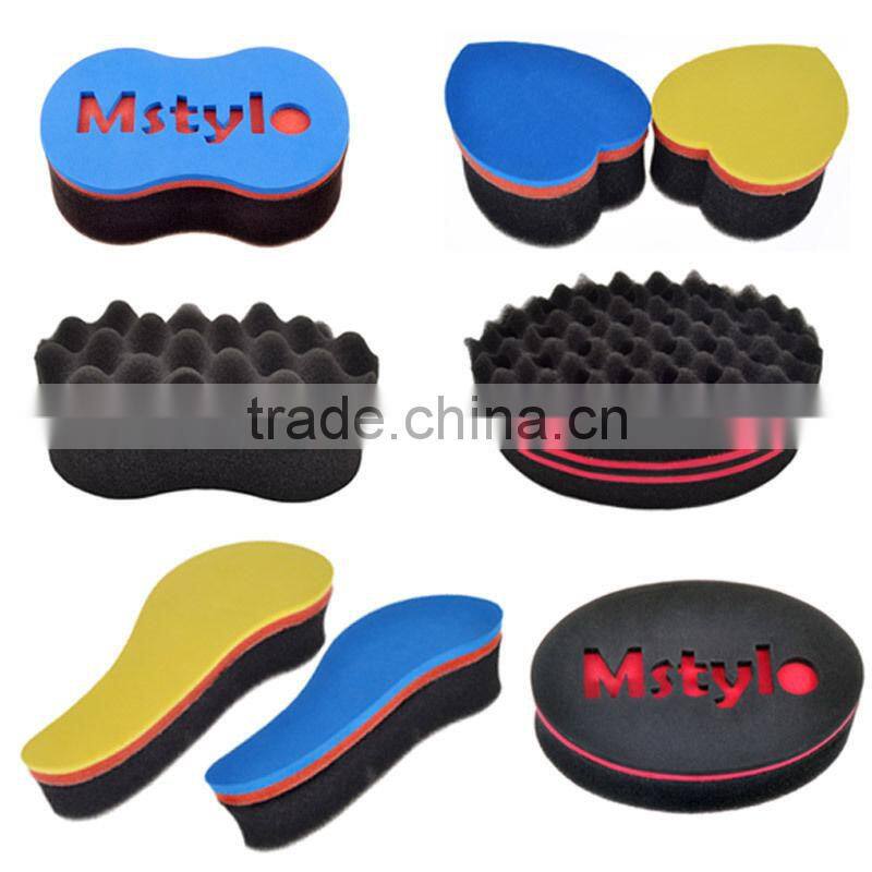 Various Barber Hair Brush Sponge for Dread Afro Locs Twist Curls Coil Magic Tool
