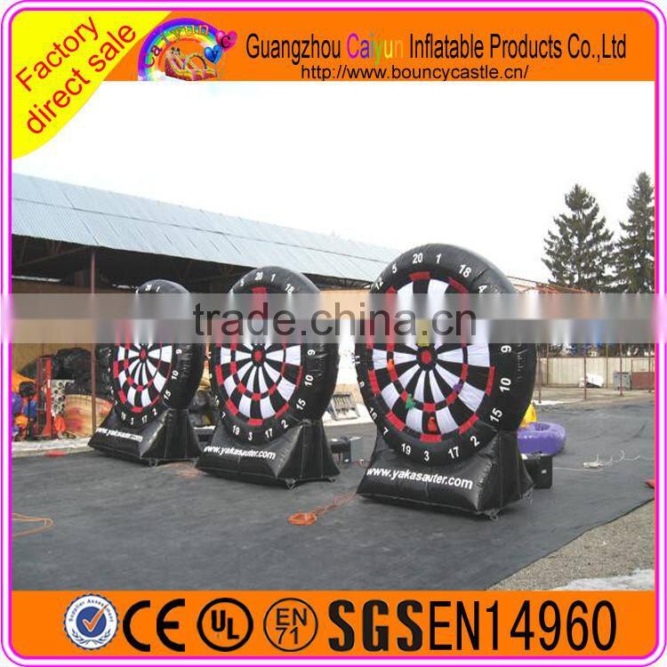 Inflatable dartboard game target shoot