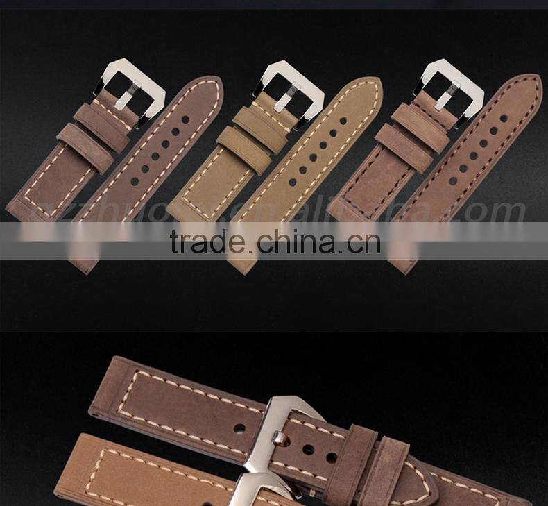 newest bracelet cool handmade leather watch band fashion belt 20|22|24|26mm Wholesale 3PCS