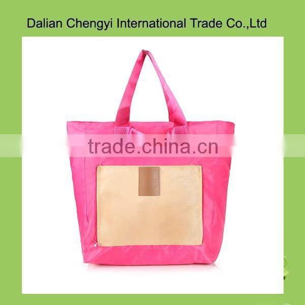 Easy taking tactical high capacity foldable nylon travel luggage tote bag