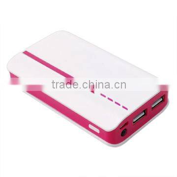 2014 New Design 8000mAh Fast Charging High Capacity External compact portable power bank