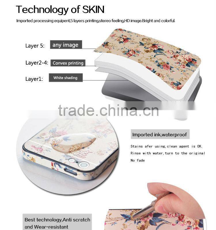 custom vinyl peel off cover for ipad mini with no residue