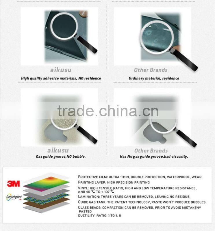 FLAG design carbon fiber skin sticker