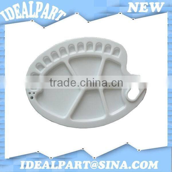 9 holes plastic drawing artist palette