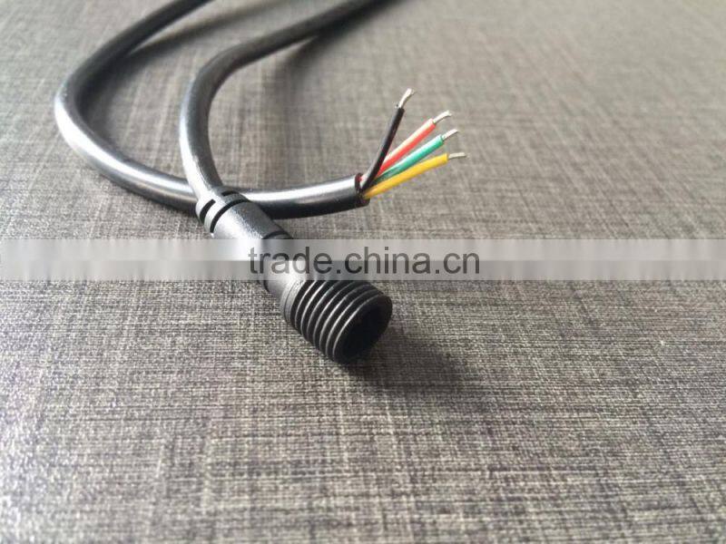 IP65/IP66/IP67/IP68 Waterproof DC Power Connector cable with 2 pin/3 pin/4 pin/5 pin/6 pin/7 pin/8 pin/9 pin/10 pin