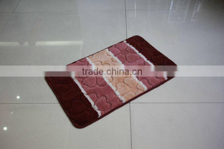 PP material anti-slip floor mat with TPR base