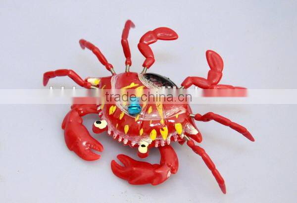 4 inch Red Crab Wholesale Plastic Pull Line Seaworld Toys
