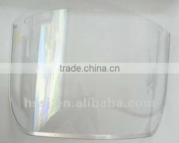 2016 hot selling helmet face shield CE approved PC clear visor,safety helmet face shield