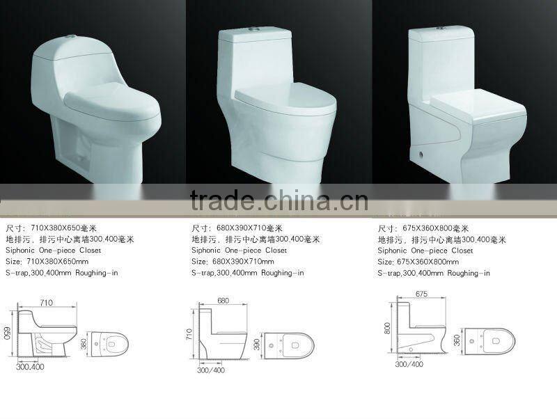 DLO054 Glazed surface new design toilet sinks