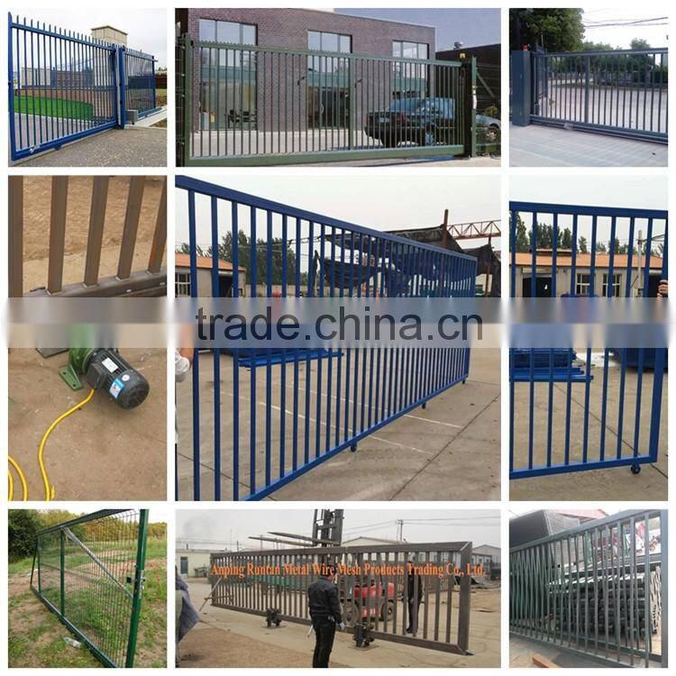 Hot dipped galvanized and pvc coated security curved 3d wire welded fence