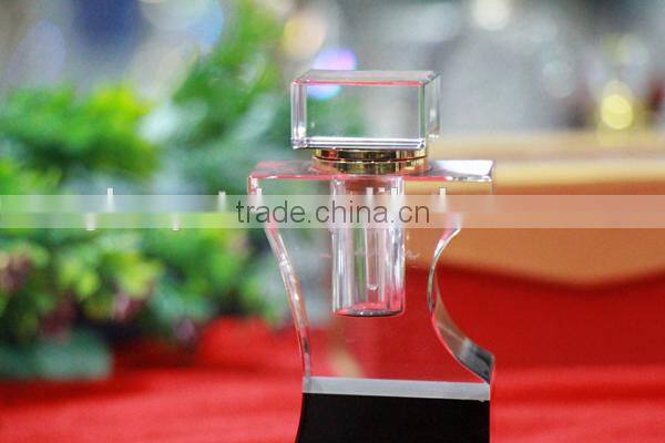 Crystal Pen holder with 3D laser Engraved Crystal Crafts