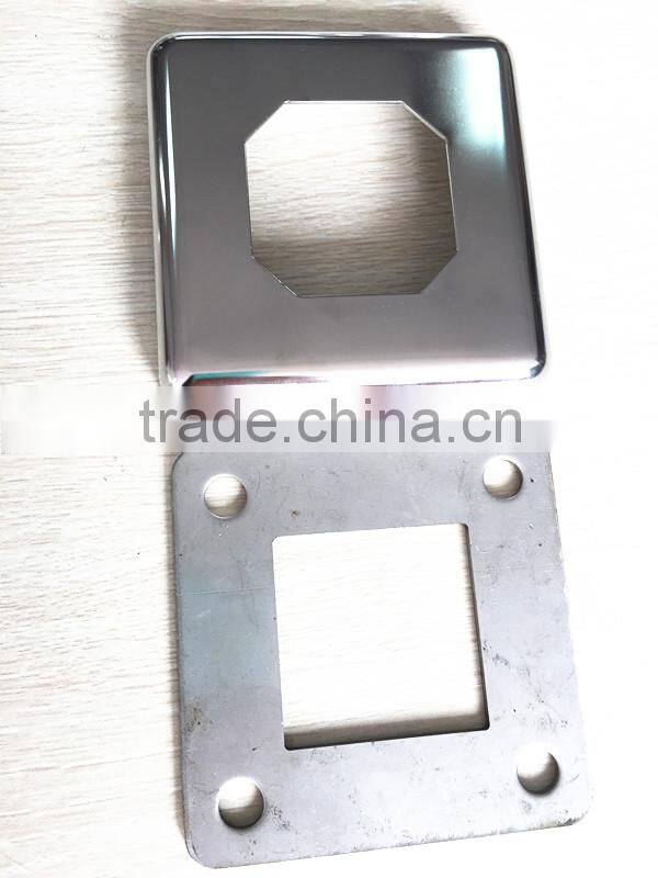 round 42.4/50.8mm diameter handrail post base plate
