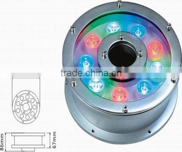 DMX Colorful 9W led swimming pool lights