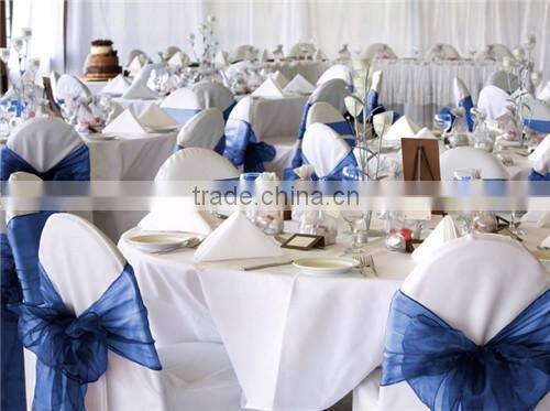 Sheer Chair Decoration Tie Organza Sash for Banquet