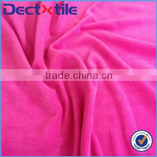 Cheap price cheap polar fleece fabric fireproof fabric two side brush made in China