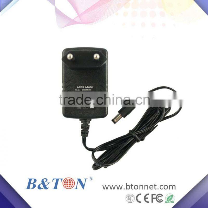 Factory price Wall- Mount 5v1a 5W switching power supply