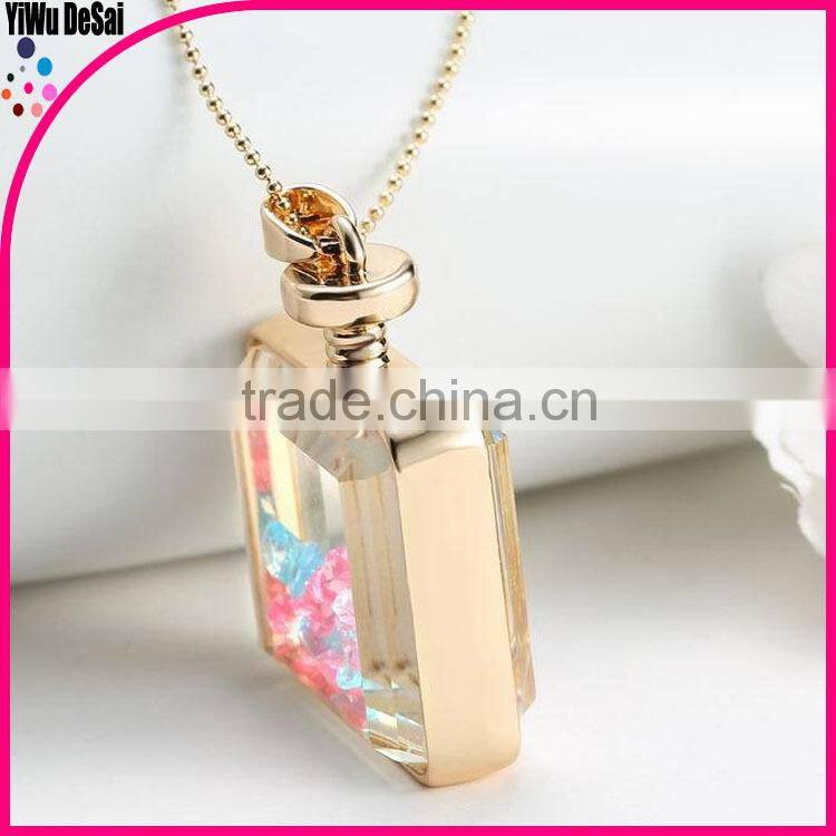 Best Selling Beautiful Women heart-shaped Decoration Crystal Necklace