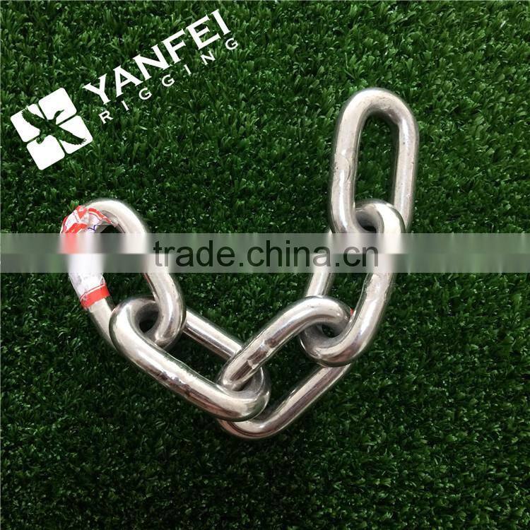 OEM Factory Price Galvanized Stainless steel link chain