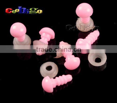 1/4''(7mm) Plastic Safety Lovely BabyPink Eyes Buttons DIY Accessories For Teddy Bear Toys Dolls #FLN011