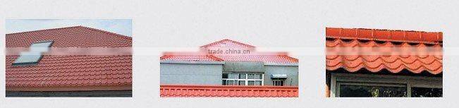 Synthetic resin tile equipment