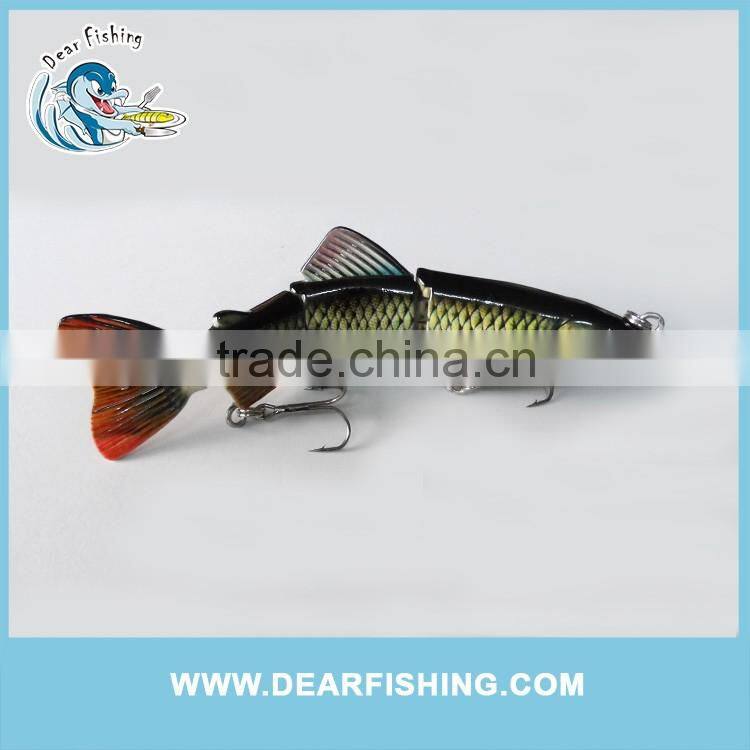 hard plastic fishing lure trout fishing multi joint lure bodied fishing lure