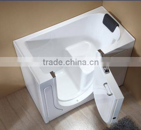 Q372 bathtub for elderly/ walkin bathtub/ walk in tub shower combo with seat bathtub
