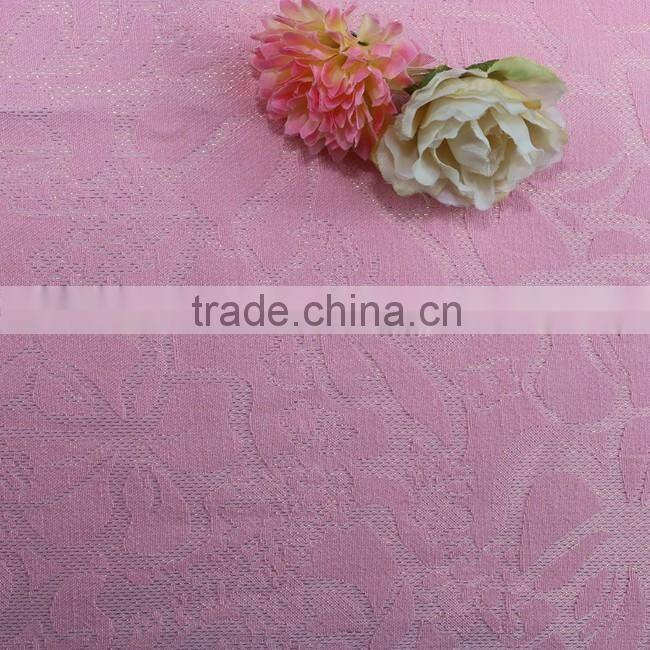 polyester woven jacquard tablecloth polyester jacquard fabric floral jacquard fabric