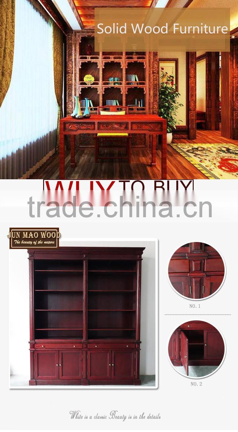 Wooden Antique Style Bookstore Furniture,Bookshelves Book Display Rack In Bookroom