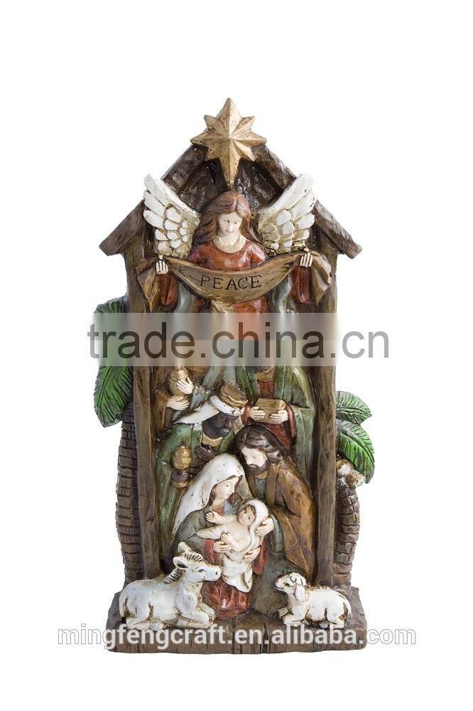 Polyresin Sculpture Jesus family scruplture
