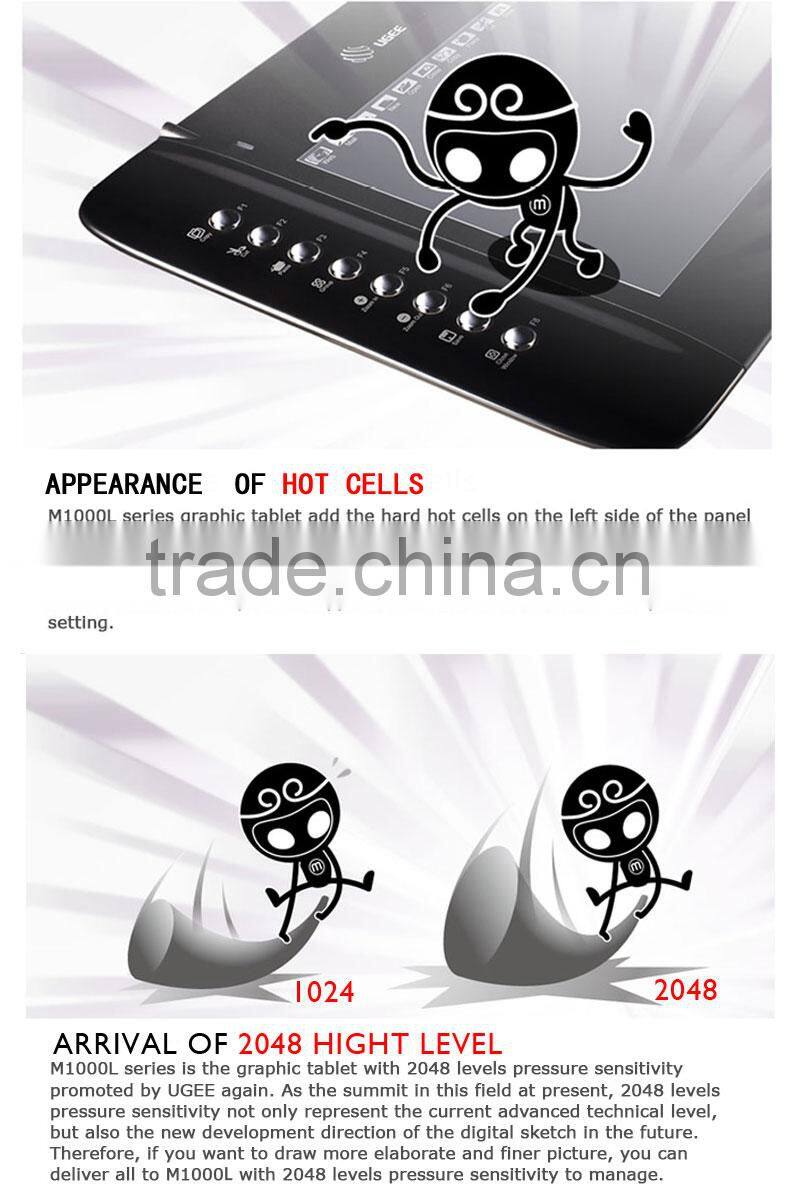 Ugee M708 drawing graphic tablet for artist