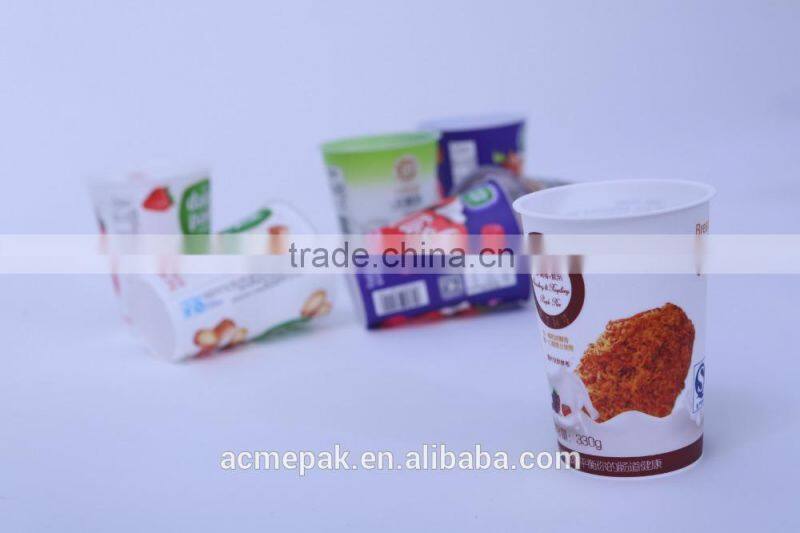 400ml IML yogurt coffee ice cream plastic cup