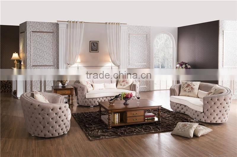 Luxurious Classic furniture latest sofa design living room sofa with button AL033