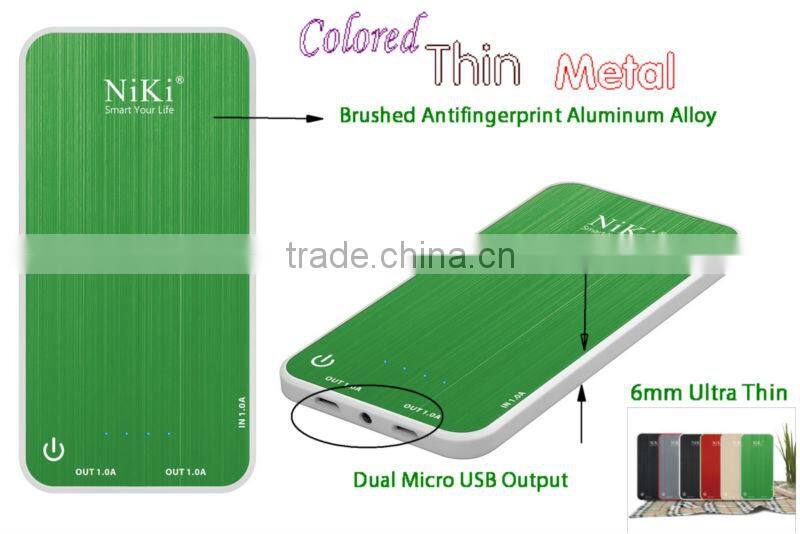 NiKi Polymer Power Bank Battery Charger 2000mAh