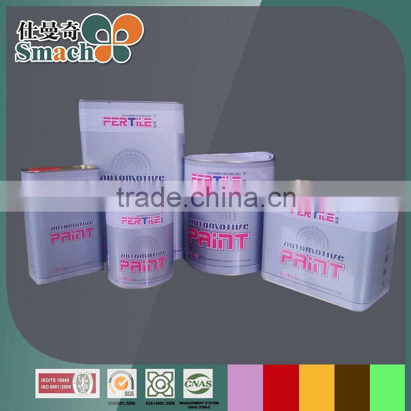 China gold manufacturer Supreme Quality 2k car paint solid colors