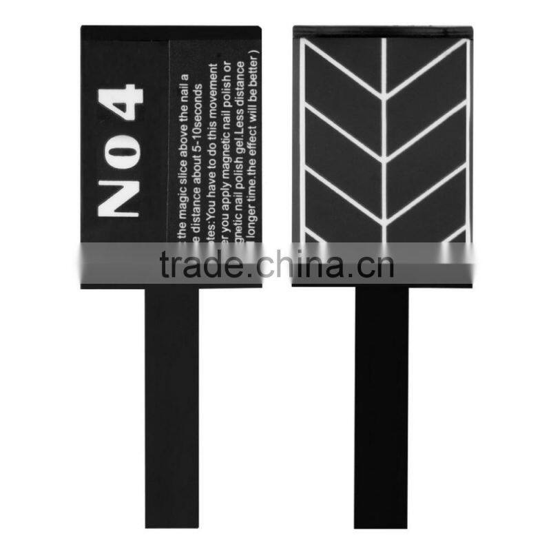 Magnet plate gel nail polish 3D cat Eyes magnets Magic sticker magnetic slice